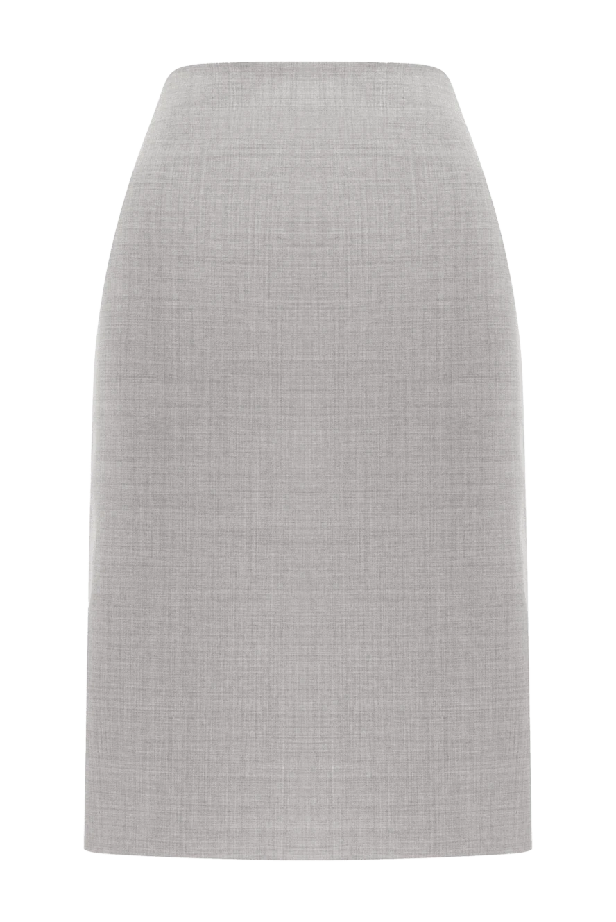 P.A.R.O.S.H. женские юбка из шерсти и эластана серая женская купить с ценами и фото 176728 - фото 1