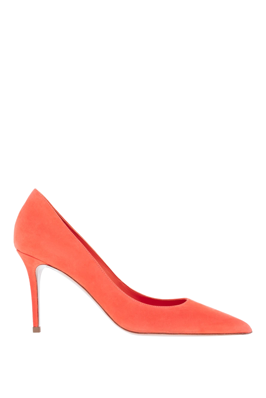 Le Silla жіночі туфлі на каблуці із замші жіночі помаранчеві купити фото з цінами 176738