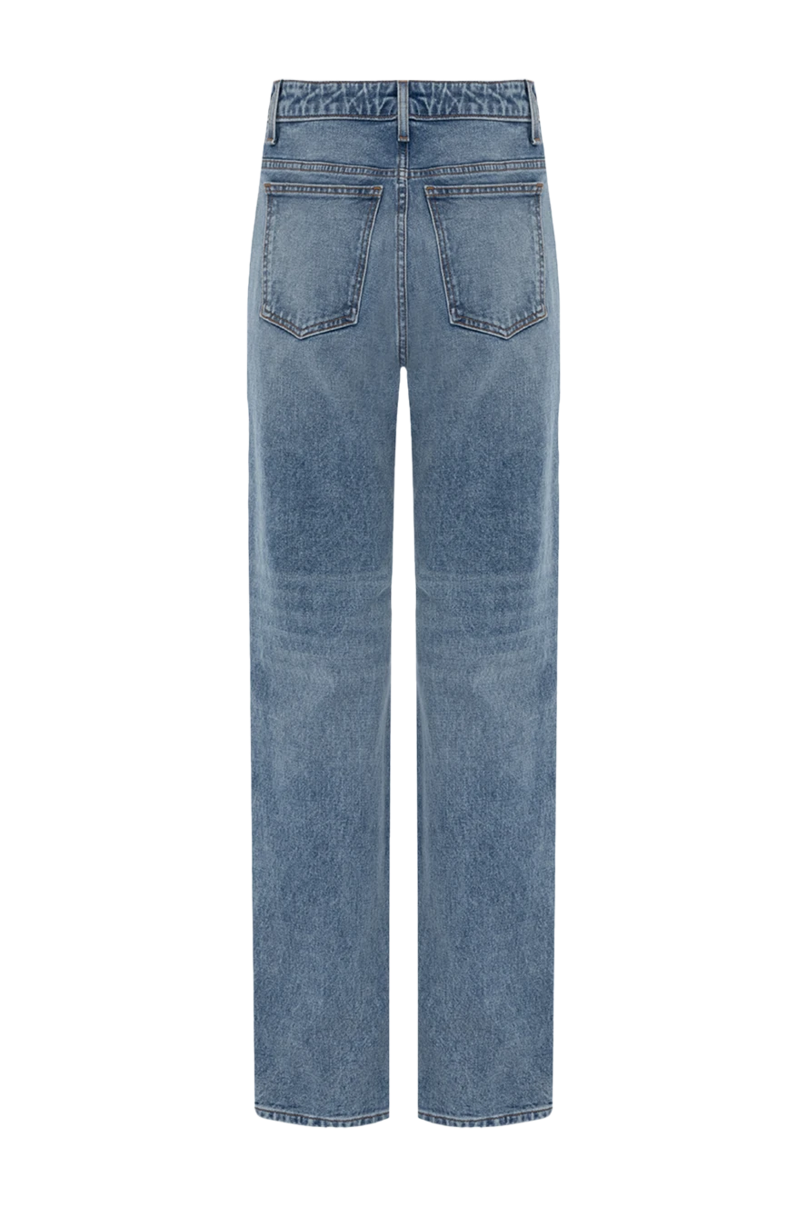 Khaite женские джинсы из хлопка женские синие купить с ценами и фото 176780