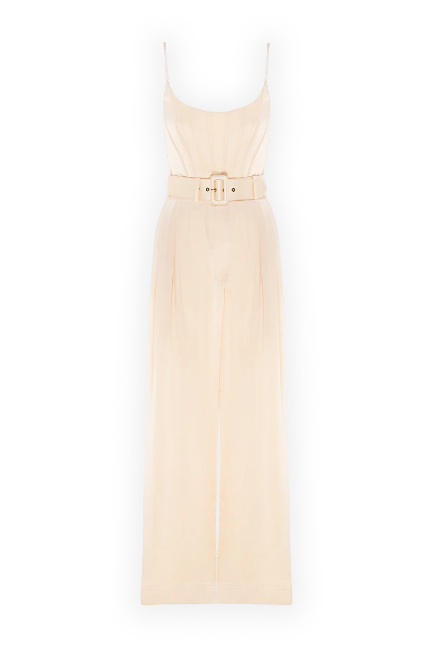 Zimmermann women's beige silk suit with trousers 176811 - photo 1