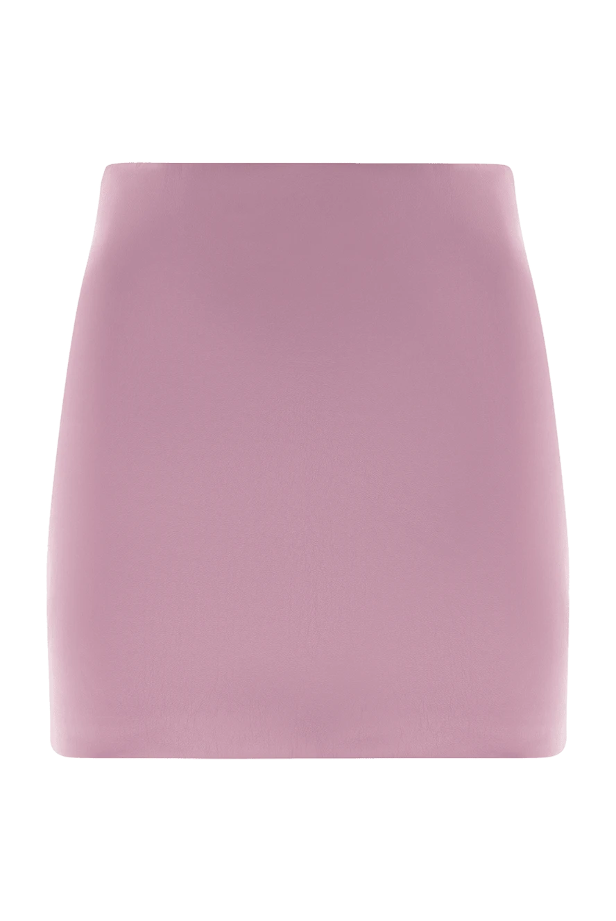 The Andamane женские юбка из натуральной кожи фиолетовая женская купить с ценами и фото 176839 - фото 1