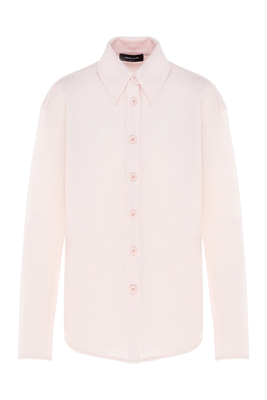 Fabiana Filippi women's cotton and nylon shirt pink 176864 - photo 1