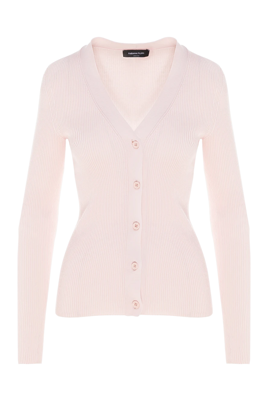 Fabiana Filippi woman cotton cardigan for women pink buy with prices and photos 176867 - photo 1