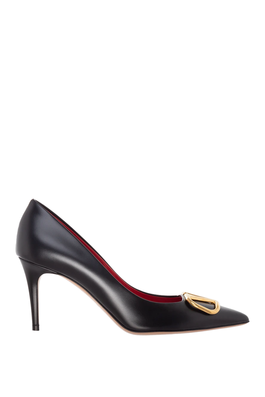 Valentino жіночі туфлі з натуральної шкіри жіночі чорні купити фото з цінами 176979 - фото 1