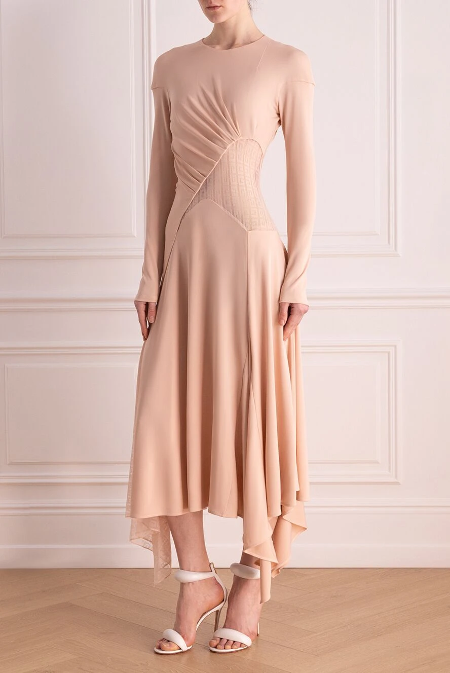 Givenchy жіночі сукня з віскози жіноча рожева купити фото з цінами 177010 - фото 2