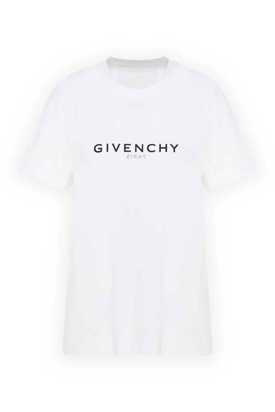 Givenchy женские футболка из хлопка женская белая купить с ценами и фото 177014 - фото 1