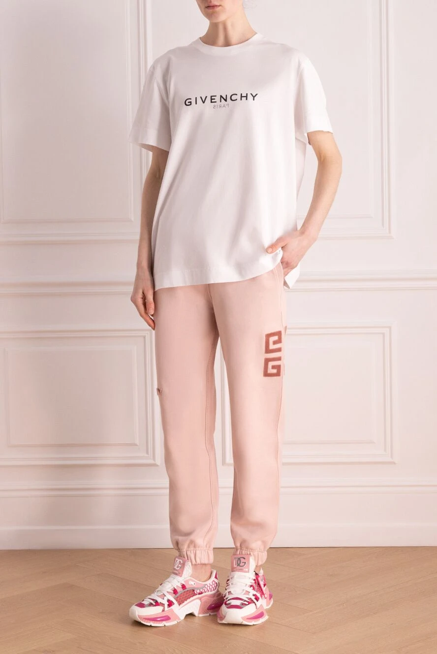 Givenchy женские футболка из хлопка женская белая купить с ценами и фото 177014