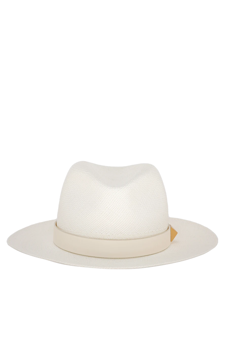 Valentino woman women's hat made of white straw buy with prices and photos 177030 - photo 1