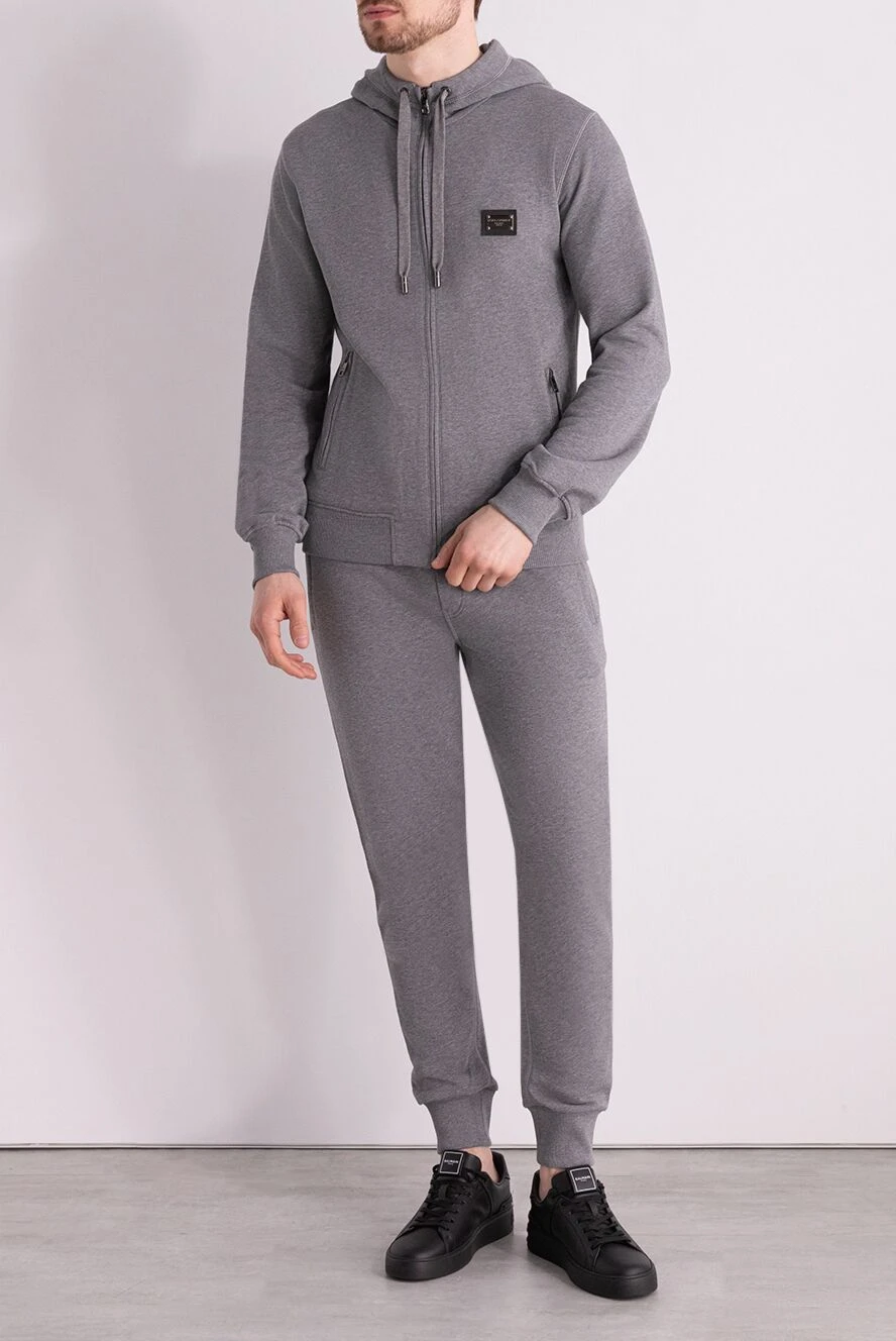 Dolce & Gabbana man men's cotton walking suit, gray buy with prices and photos 177095 - photo 2