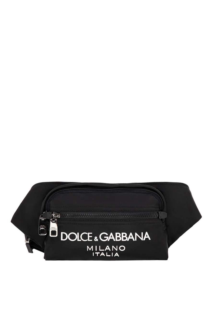 Dolce & Gabbana мужские поясная сумка мужская черная купить с ценами и фото 177112 - фото 1
