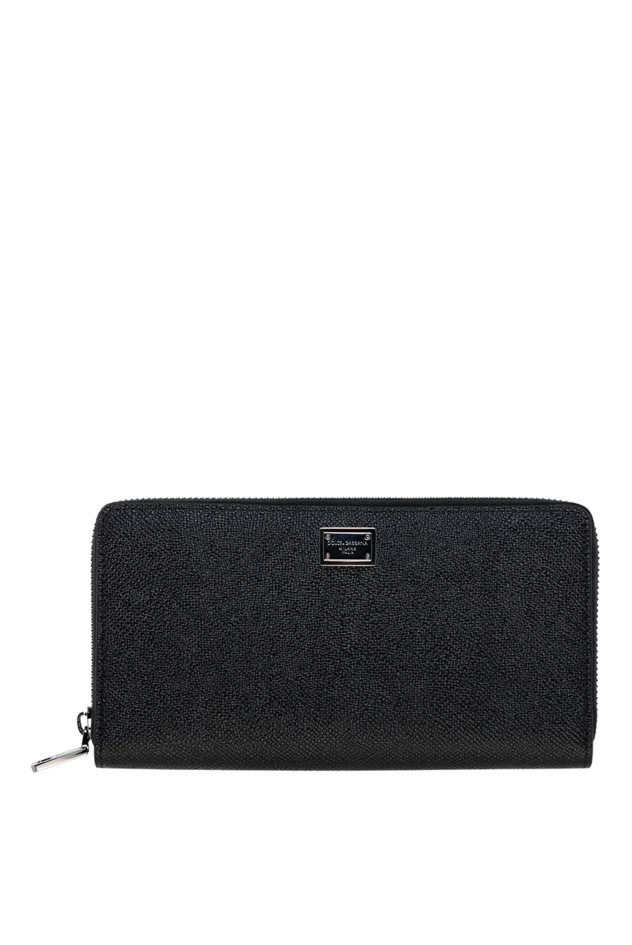 Dolce & Gabbana man men's black genuine leather wallet buy with prices and photos 177115