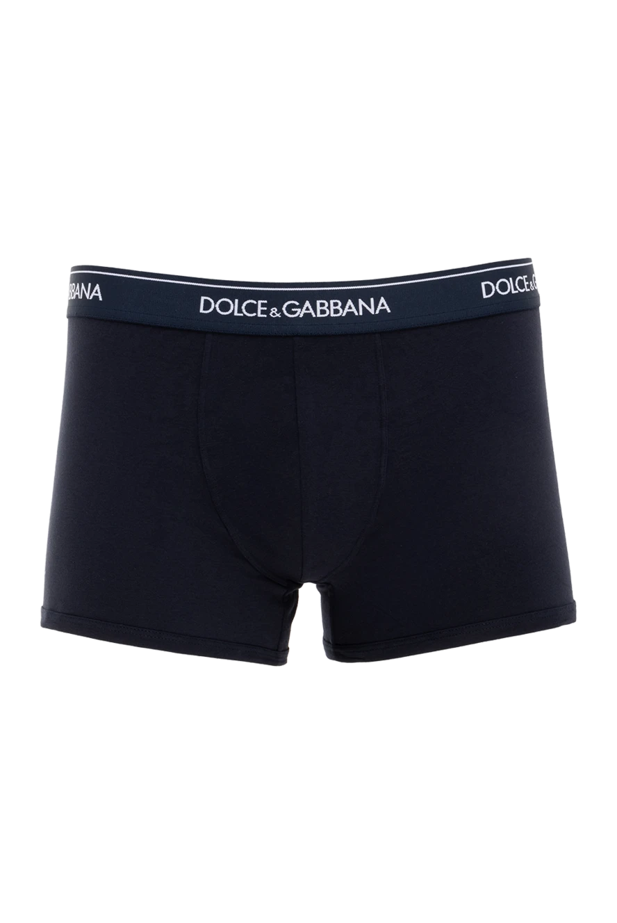 Dolce & Gabbana мужские трусы боксеры из хлопка мужские синие купить с ценами и фото 177117