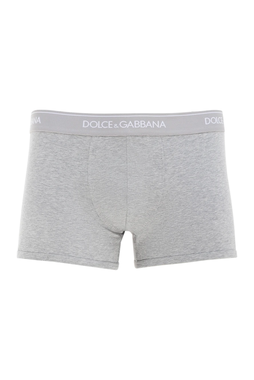 Dolce & Gabbana man cotton boxer briefs for men, gray buy with prices and photos 177119