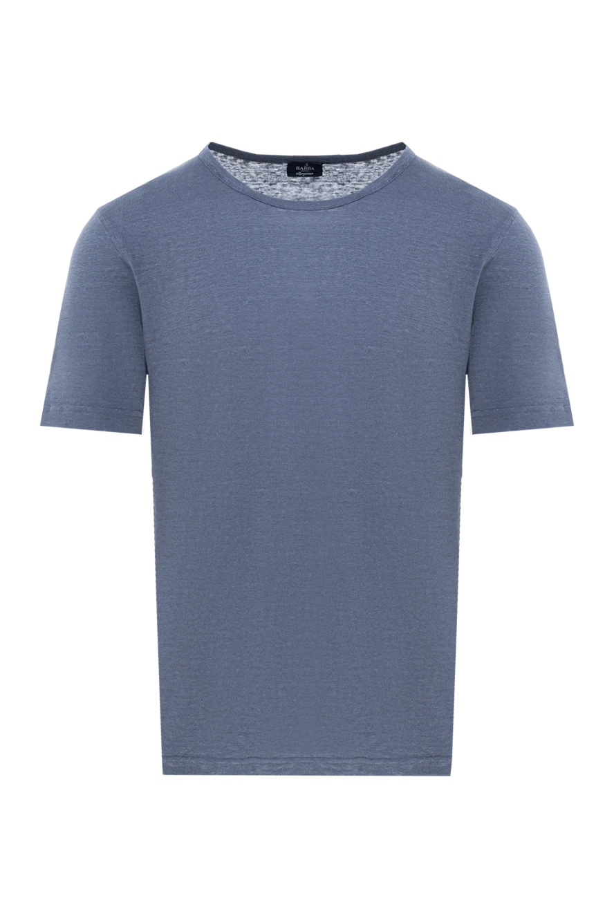Barba Napoli мужские футболка из льна мужская серая купить с ценами и фото 177193