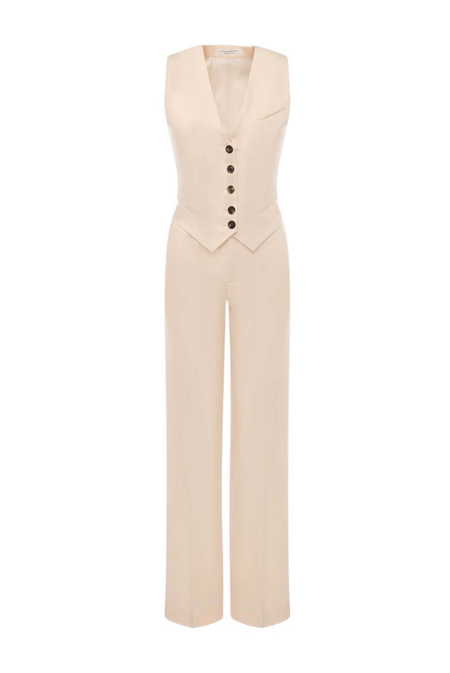 Philosophy di Lorenzo Serafini woman women's beige suit with trousers buy with prices and photos 177249