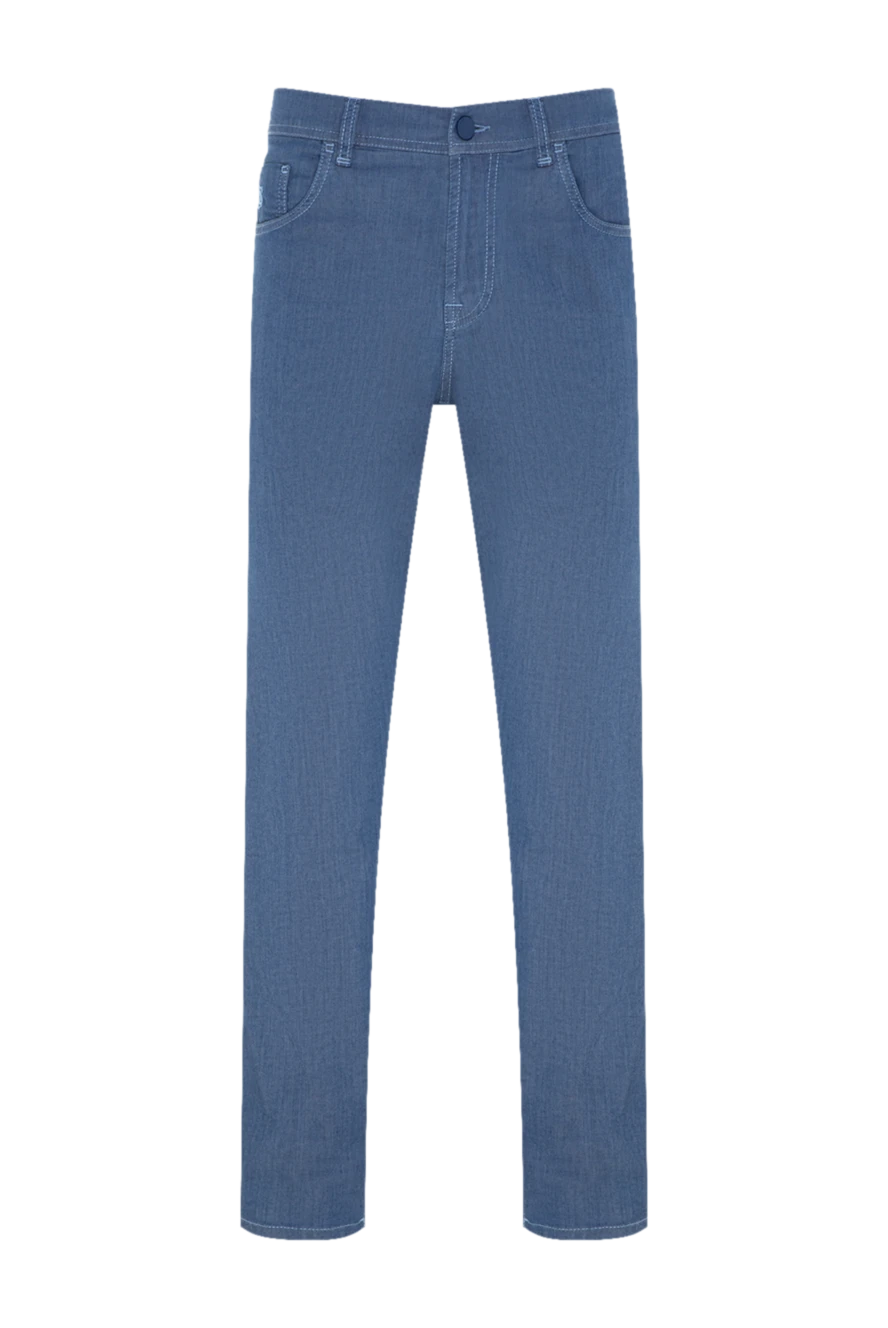 Scissor Scriptor мужские джинсы из хлопка и полиуретана синие мужские купить с ценами и фото 177252 - фото 1