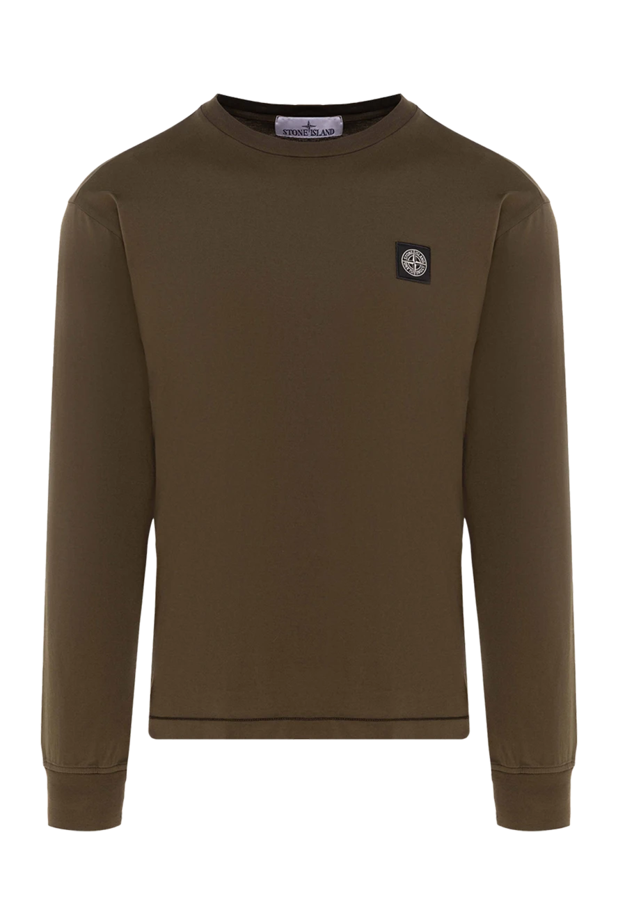 Stone Island man cotton sweatshirt for men, blue buy with prices and photos 177257 - photo 1