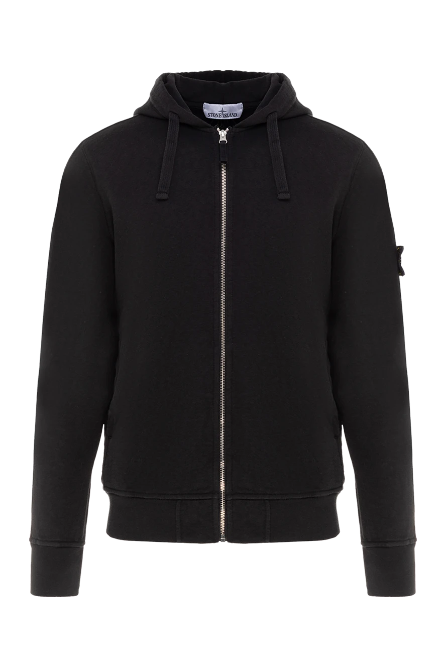 Stone Island man men's cotton sports jacket, black buy with prices and photos 177263 - photo 1