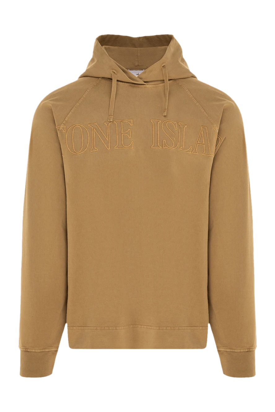 Stone Island худі з бавовни чоловіче жовте (уцінка) 197033 - фото 1