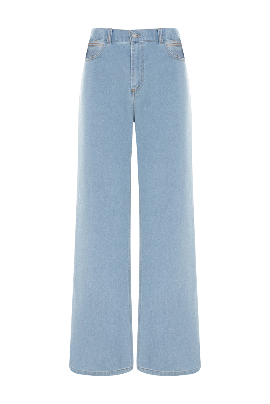 Forte dei Marmi Couture woman women's blue cotton jeans buy with prices and photos 177301 - photo 1