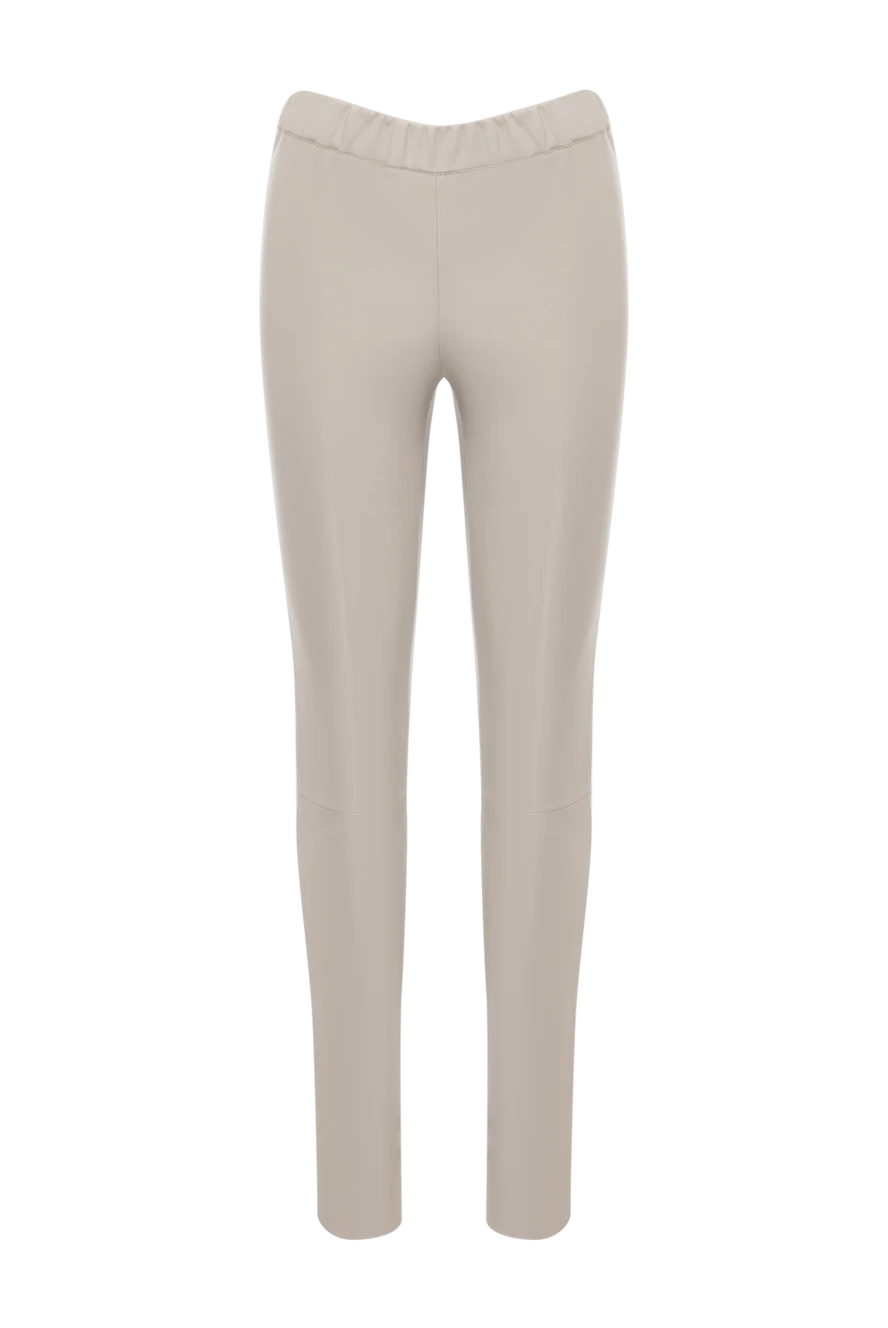 Max&Moi leggings made of genuine leather for women white 177311 - photo 1