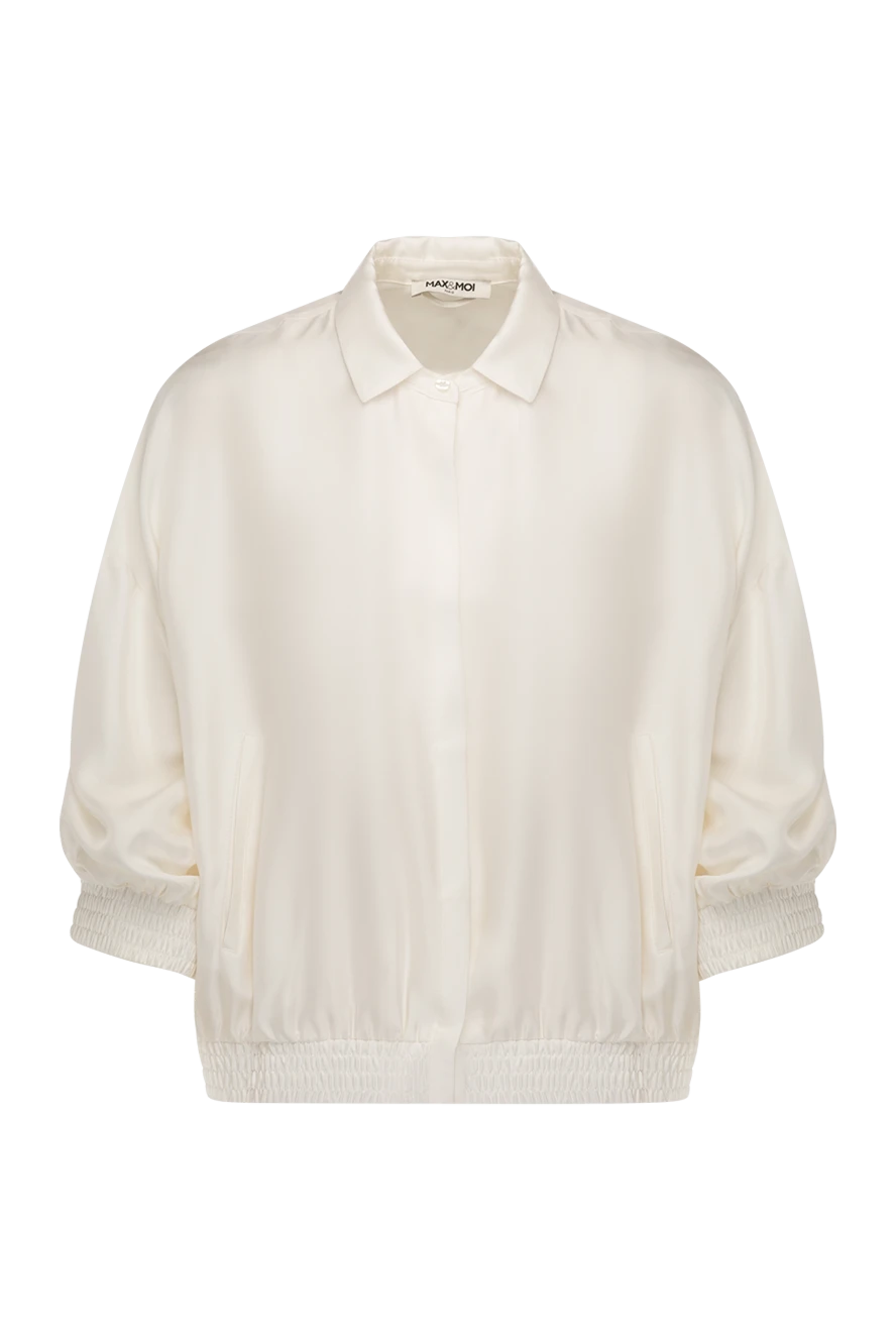 Max&Moi жіночі куртка із шовку жіноча біла купити фото з цінами 177321