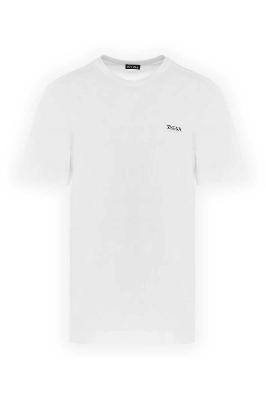 Ermenegildo Zegna чоловічі футболка з бавовни чоловіча біла купити фото з цінами 177336