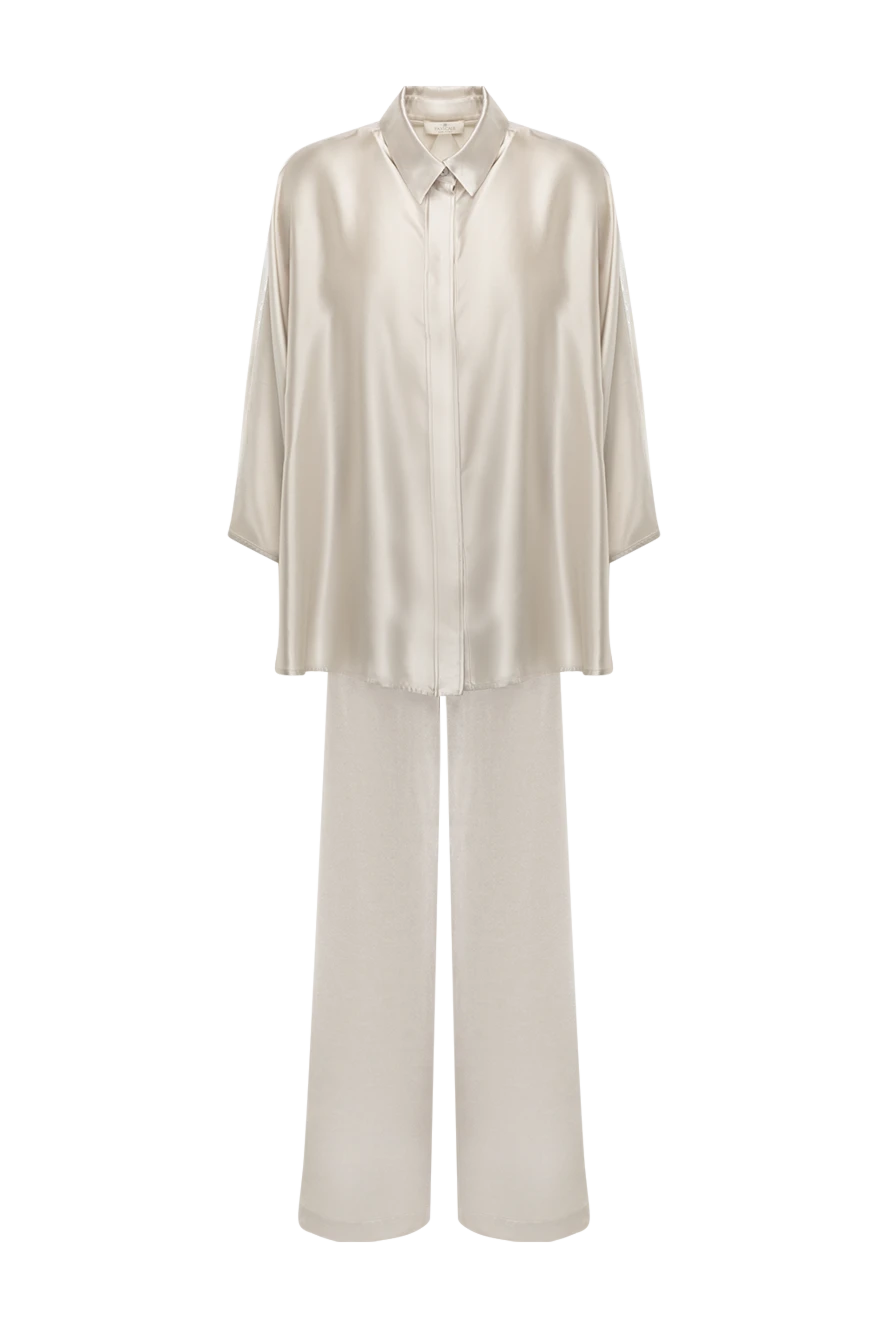 Panicale жіночі костюм із брюками з поліестеру жіночий сірий купити фото з цінами 177345 - фото 1