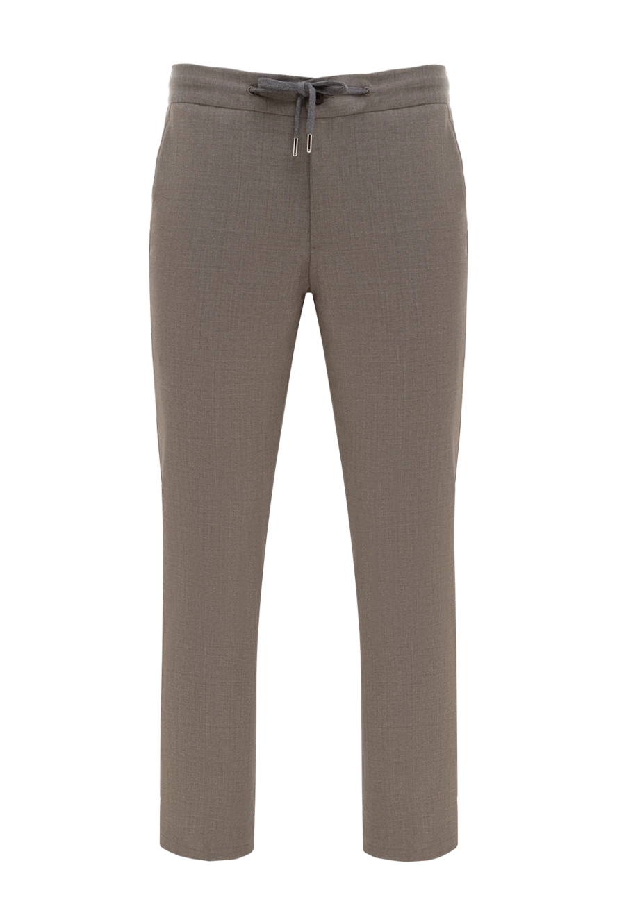 Cesare di Napoli man men's gray wool trousers buy with prices and photos 177577