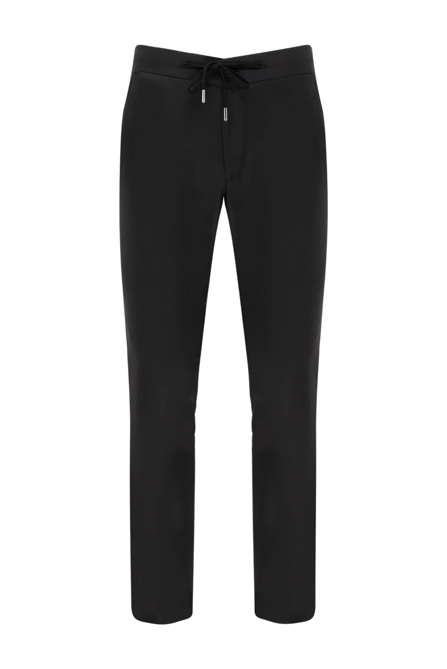 Cesare di Napoli man men's black wool trousers buy with prices and photos 177582