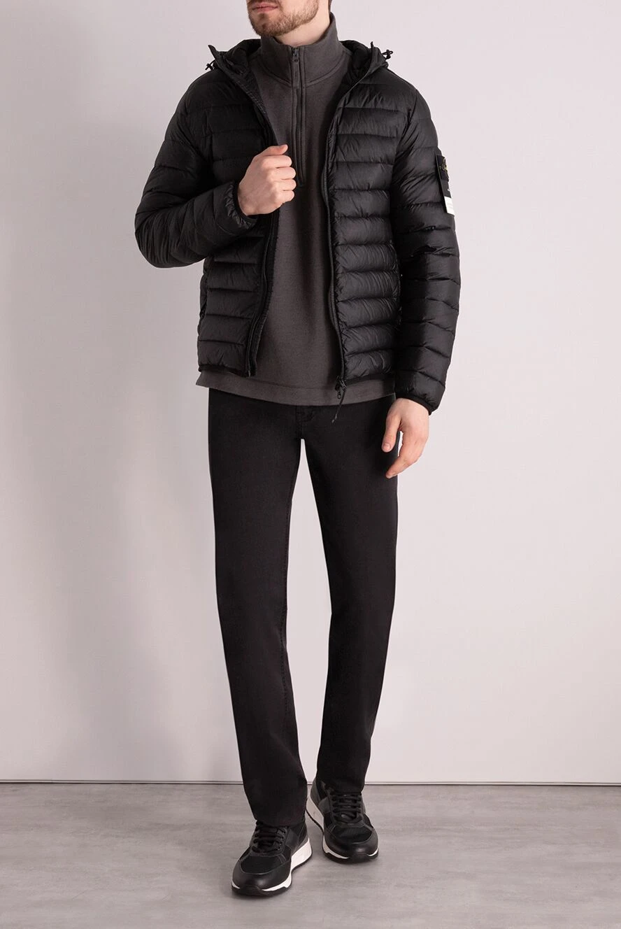Stone Island man black polyamide jacket for men buy with prices and photos 177606 - photo 2