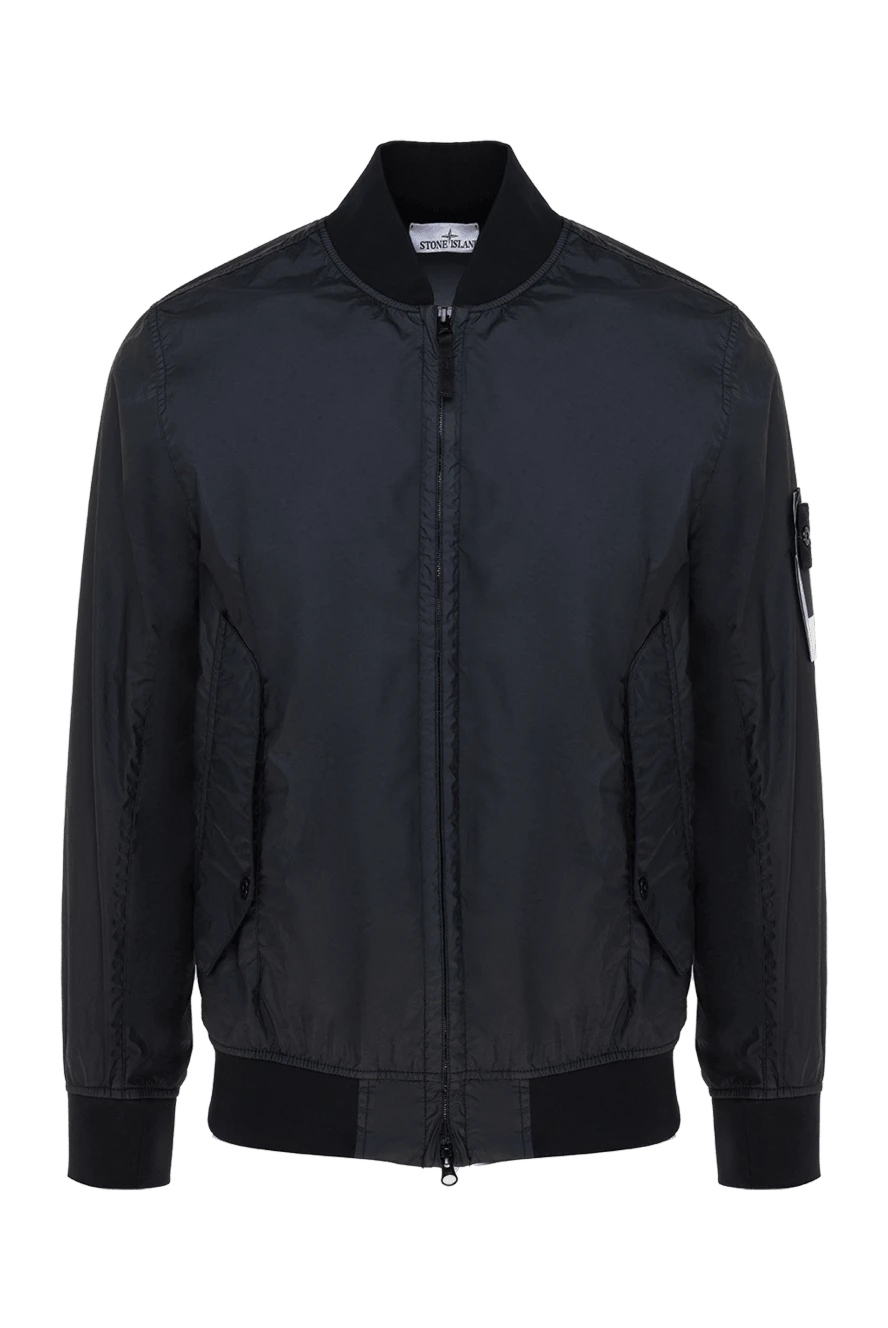 Stone Island man men's blue polyamide jacket buy with prices and photos 177607