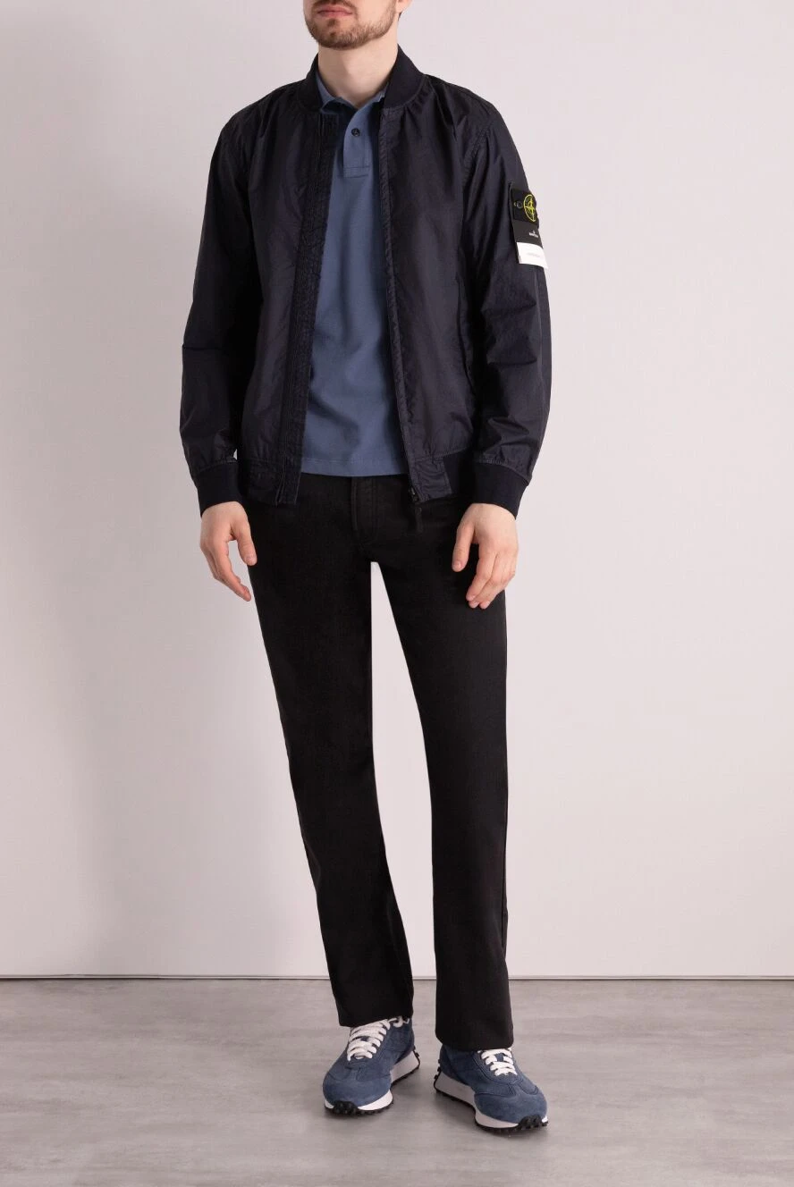 Stone Island man men's blue polyamide jacket buy with prices and photos 177607 - photo 2