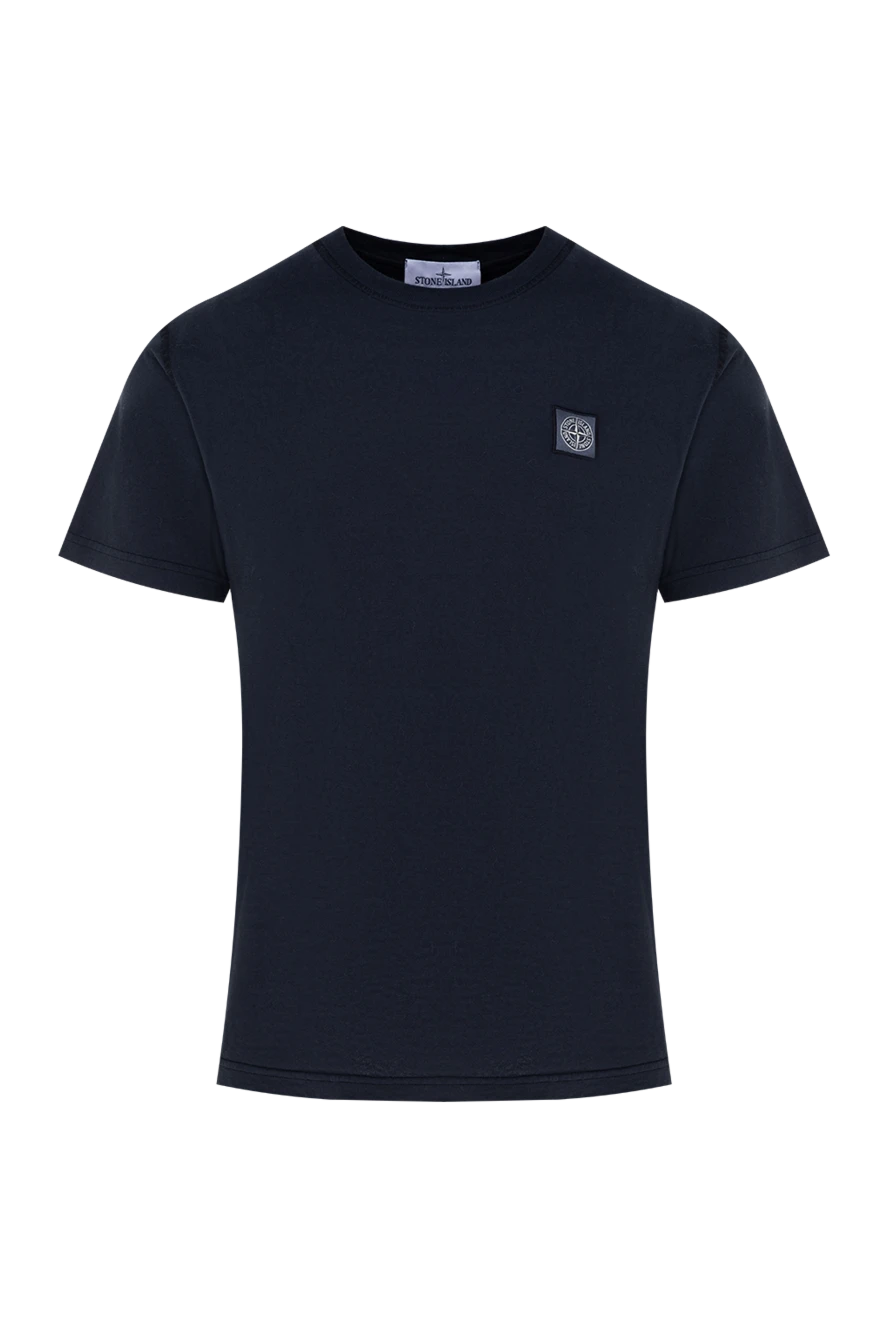 Stone Island man cotton t-shirt for men, blue buy with prices and photos 177612