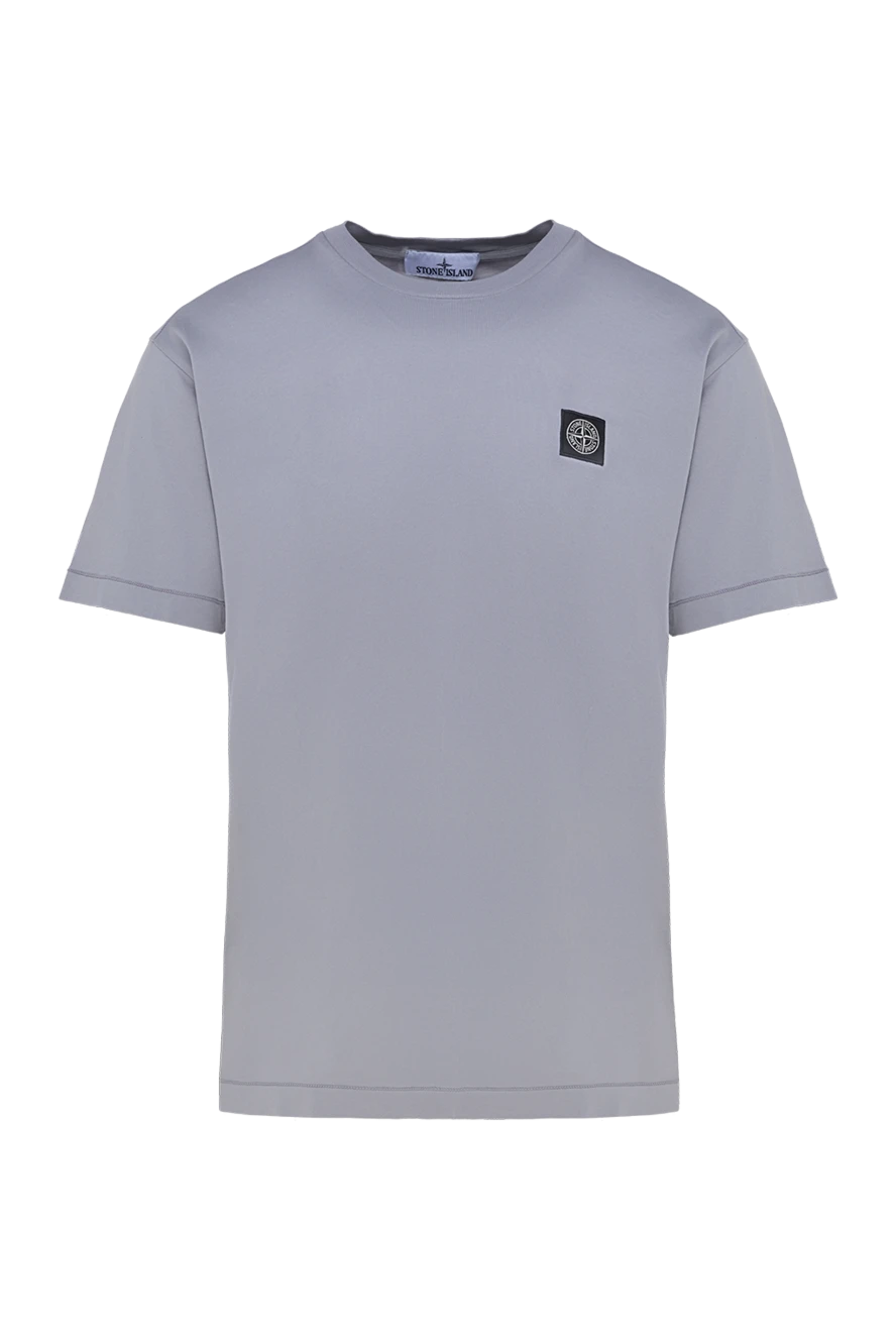 Stone Island man gray cotton t-shirt for men buy with prices and photos 177617 - photo 1