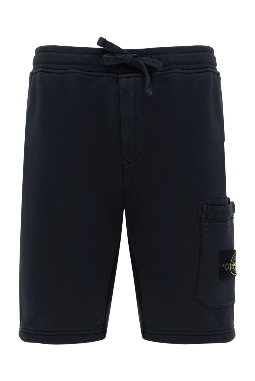 Stone Island man cotton shorts for men, blue buy with prices and photos 177623