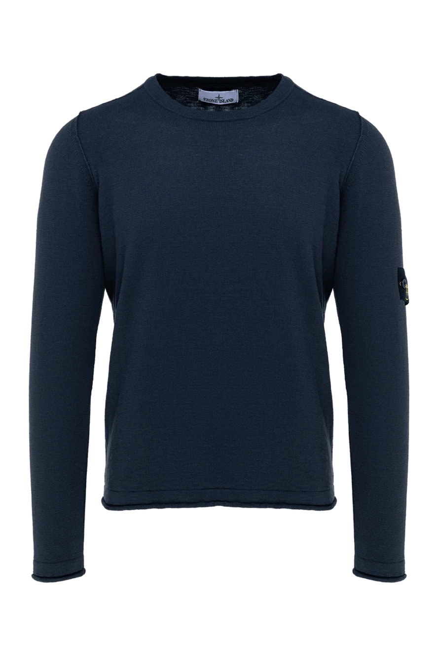Stone Island man men's blue long sleeve cotton jumper buy with prices and photos 177625 - photo 1