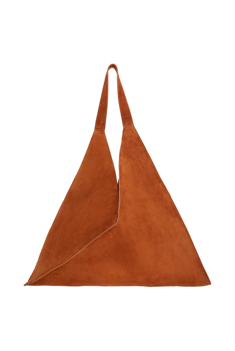 Khaite женские сумка из натуральной кожи женская бежевая купить с ценами и фото 177639 - фото 1