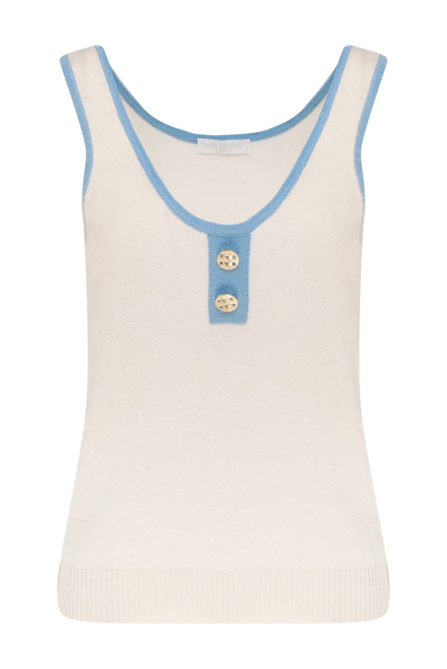 Rocco Ragni woman women's cashmere tank top, beige buy with prices and photos 177648 - photo 1