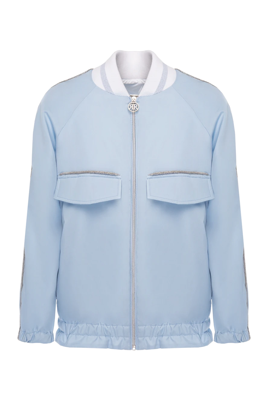 Rocco Ragni женские куртка из хлопка женская голубая купить с ценами и фото 177650 - фото 1