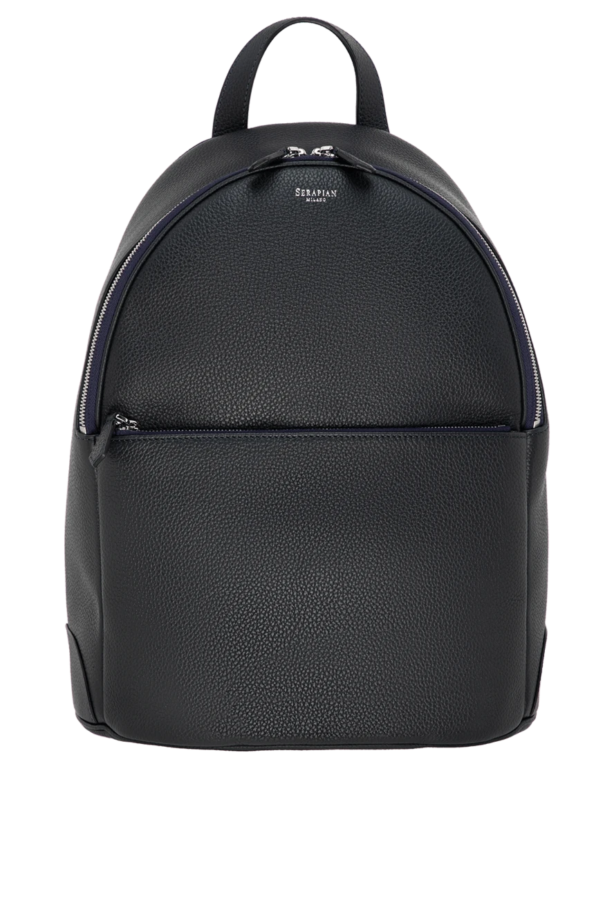Serapian man backpack made of genuine leather for men, black buy with prices and photos 177730