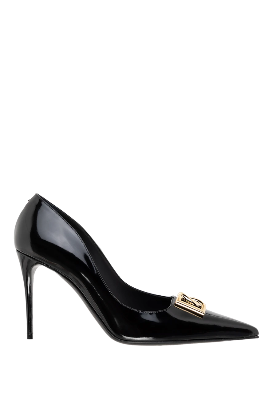 Dolce & Gabbana женские туфли из натуральной кожи женские черные купить с ценами и фото 177759