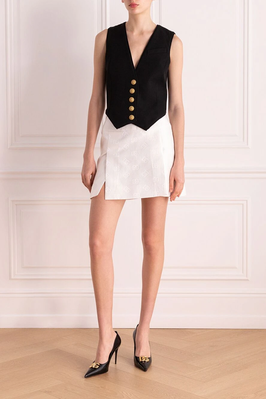 Dolce & Gabbana женские юбка mini женская белая купить с ценами и фото 177767 - фото 2