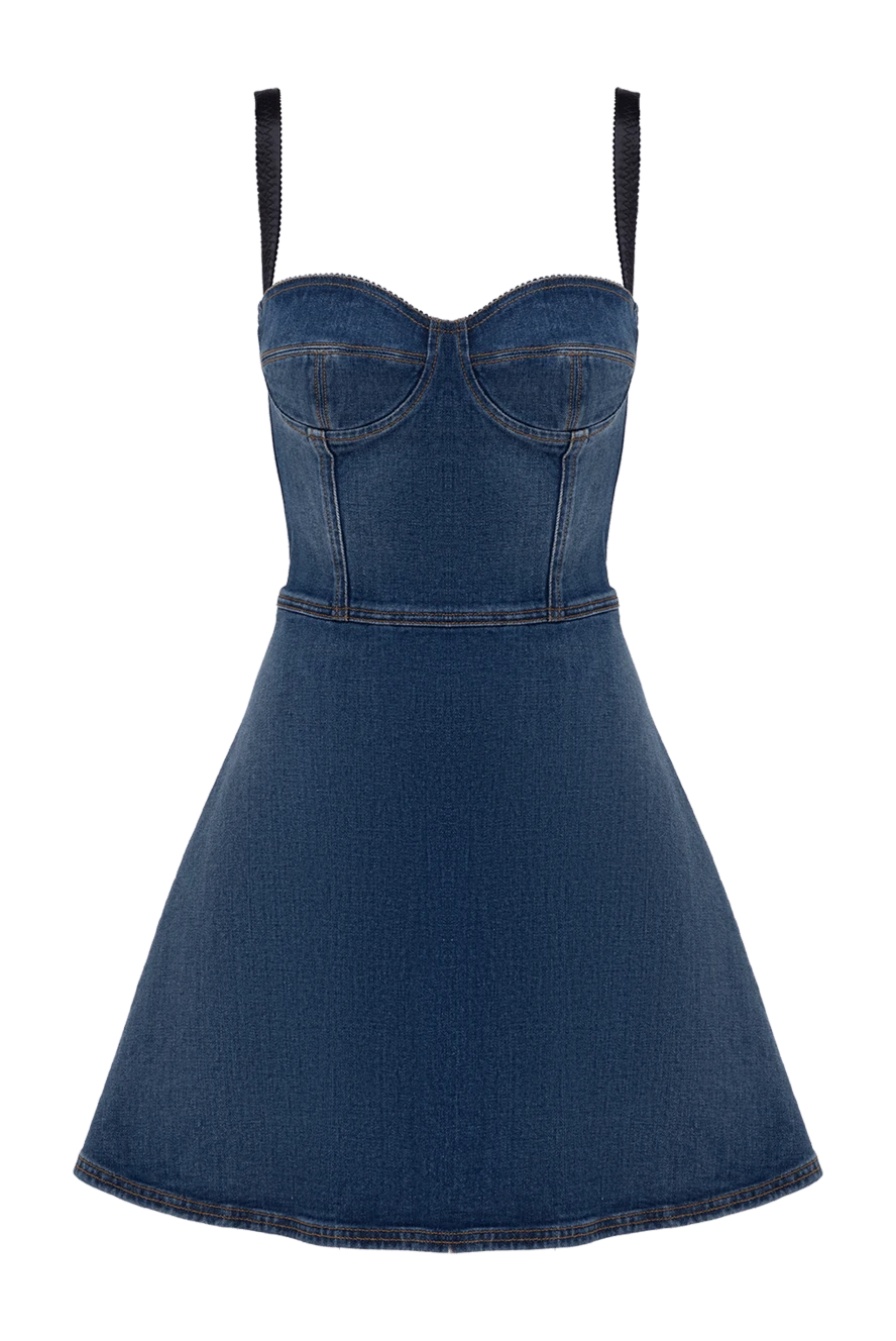 Dolce & Gabbana woman women's blue denim dress buy with prices and photos 177771 - photo 1