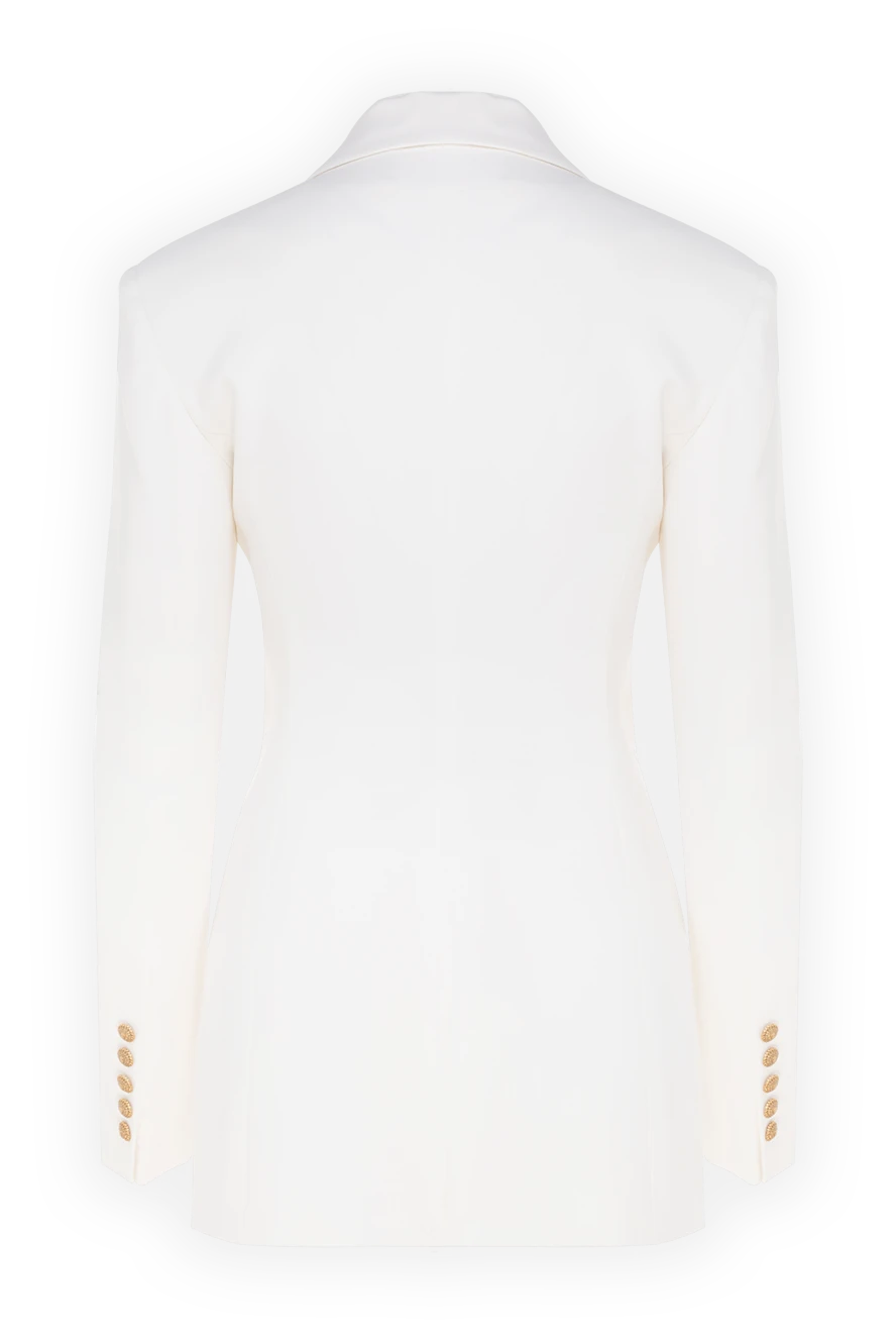 Balmain жіночі жакет з віскози та еластану жіночий білий. купити фото з цінами 177780