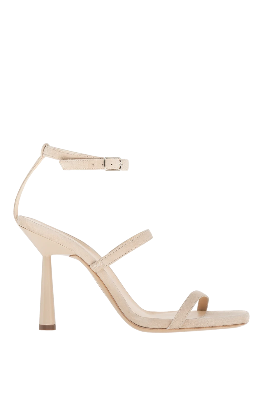 Gia Borghini woman women's leather sandals, beige buy with prices and photos 177781