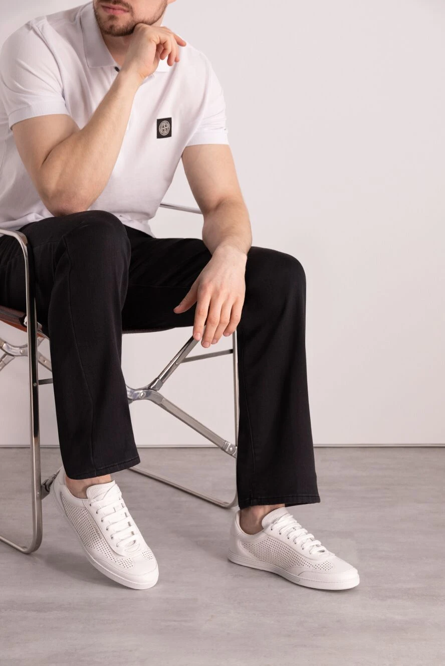 Dolce & Gabbana мужские кроссовки из кожи мужские белые купить с ценами и фото 177785 - фото 2