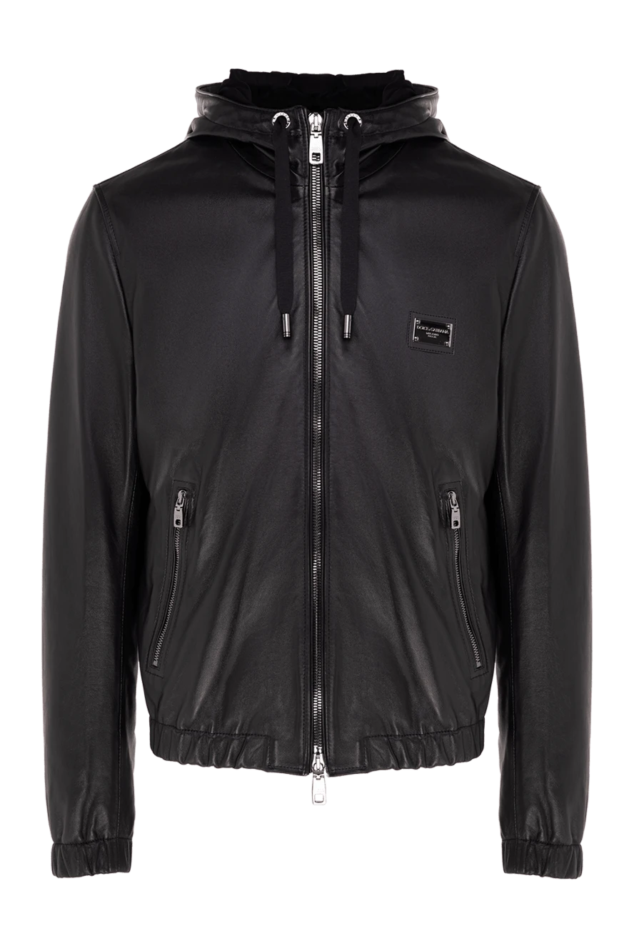 Dolce & Gabbana man genuine leather jacket black for men buy with prices and photos 177792 - photo 1