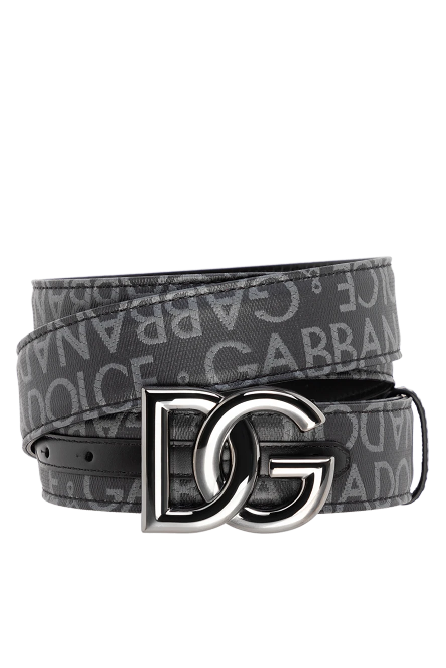 Dolce & Gabbana man genuine leather belt for men, gray buy with prices and photos 177797 - photo 1