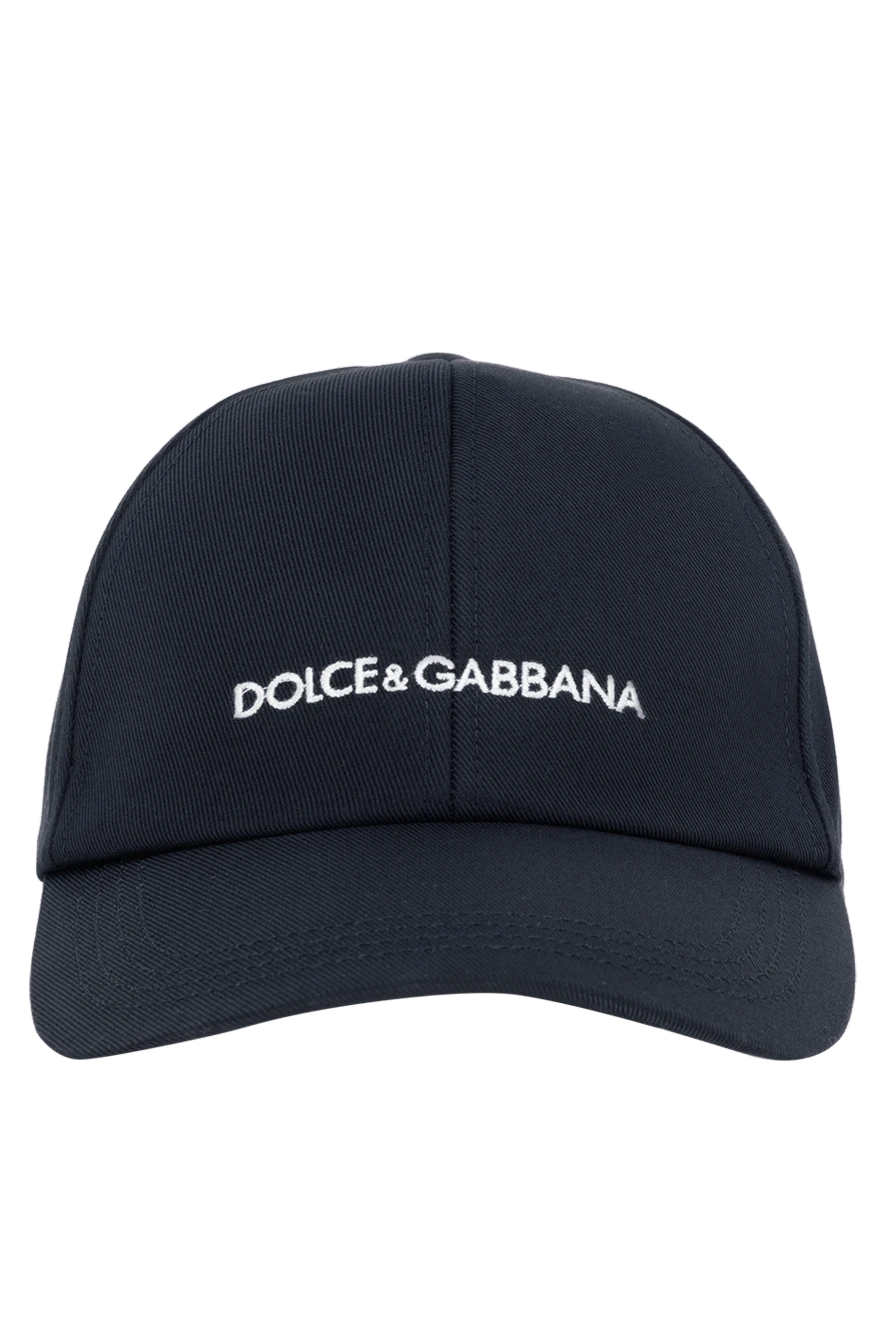 Dolce & Gabbana мужские кепка из хлопка мужская синяя купить с ценами и фото 177803